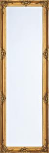 Guld spejl facetslebet let barok 55x170cm - Se flere Guldspejle
